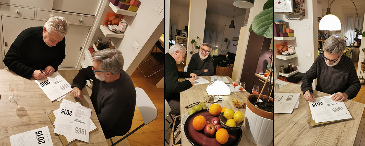 firma autografa sulla partitura contenuta nel cofanetto